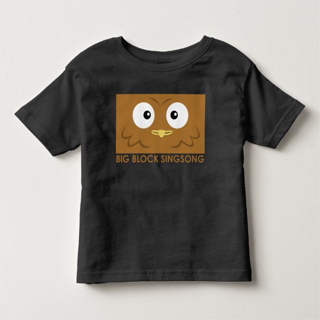 BBSS Owl Toddler T-Shirt (Front)