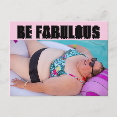 BBW BEACH BIG BATHING BEAUTY BE FABULOUS Postcards