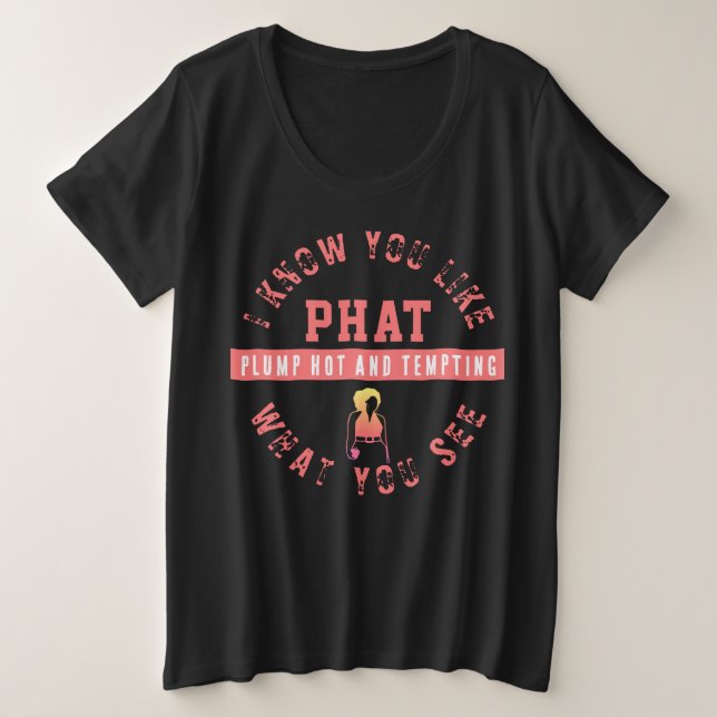 BBW PLUS SIZE T-Shirt (Design Front)