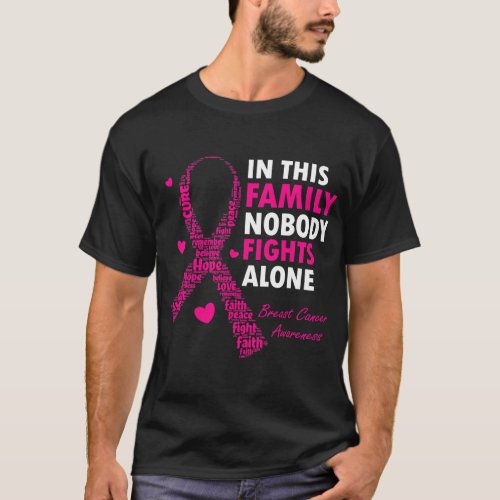 BC Breast Cancer Awareness for Family Breast Cance T_Shirt