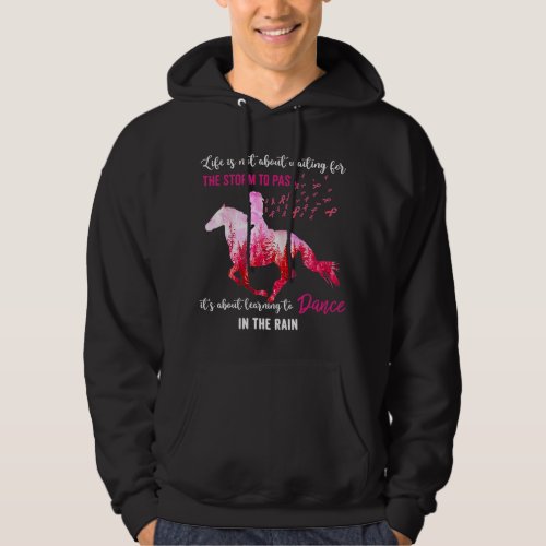 BC Breast Cancer Awareness I Am The Storm Horse Su Hoodie