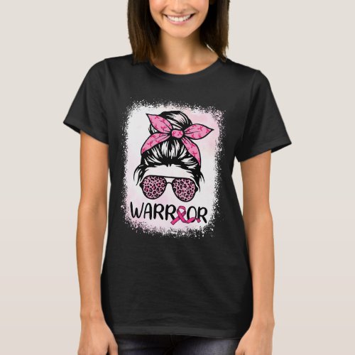 BC Breast Cancer Awareness Warrior Fighter Pink Ri T_Shirt