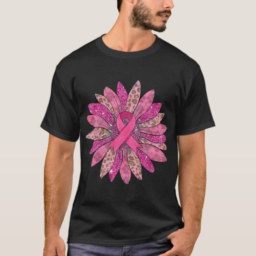 BC Breast Cancer Sunflower Breast Cancer Awareness T_Shirt