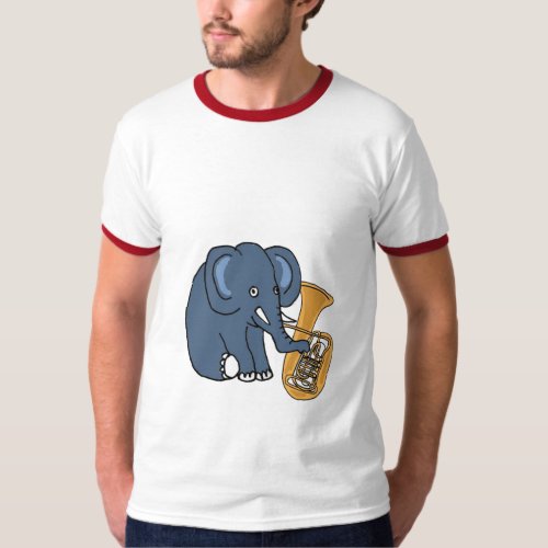 BC_ Elephant Playing a Tuba Shirt