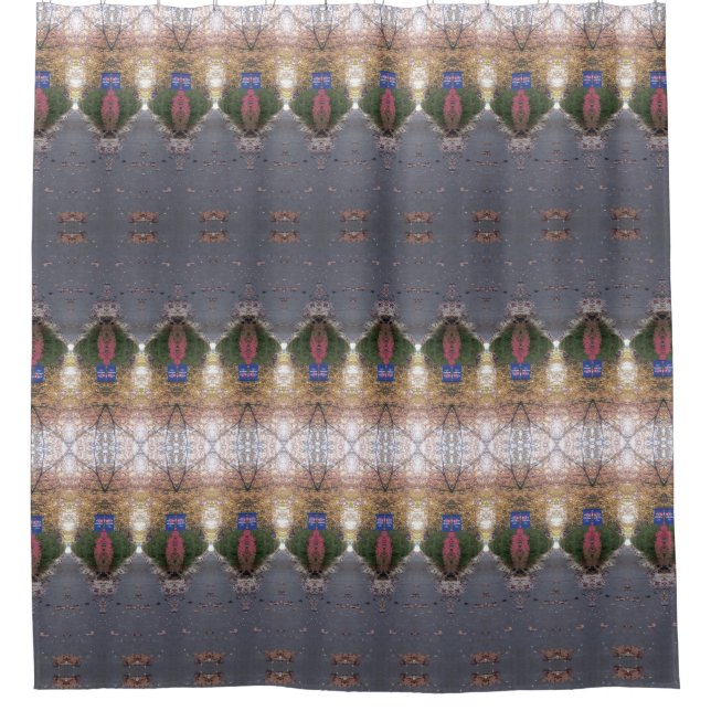BC Fall Trees Ikat 7 Shower Curtain (Front)