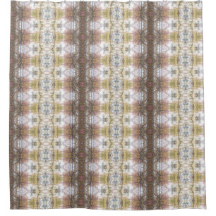 BC Fall Trees Ikat Shower Curtain