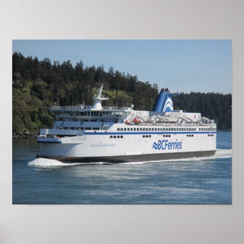 BC Ferries Spirit Vessel Poster