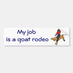 BC- Goat Rodeo Bumper Sticker
