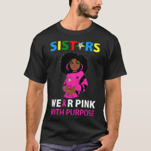 BC OES Sisters Wear Pink Eastern Star Breast Cance T-Shirt