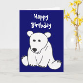 BC- Polar Bear Birthday Card | Zazzle