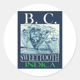BC SWEETTOOTH INDICA CLASSIC ROUND STICKER