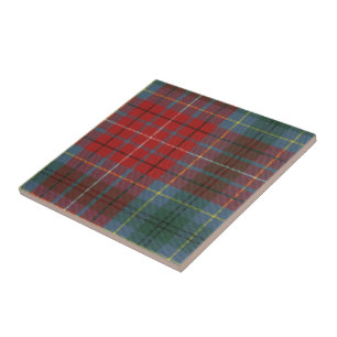 BC Tartan Print on Ceramic Tile