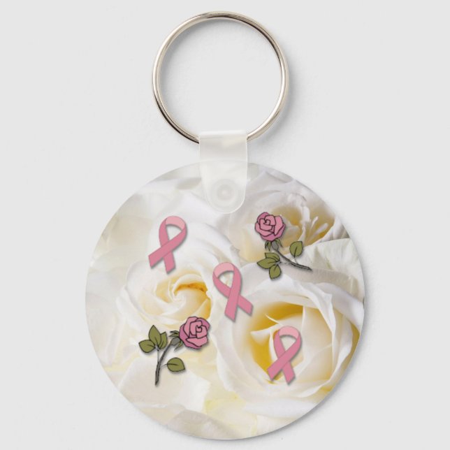 BCA pink ribbon Keychain (Front)