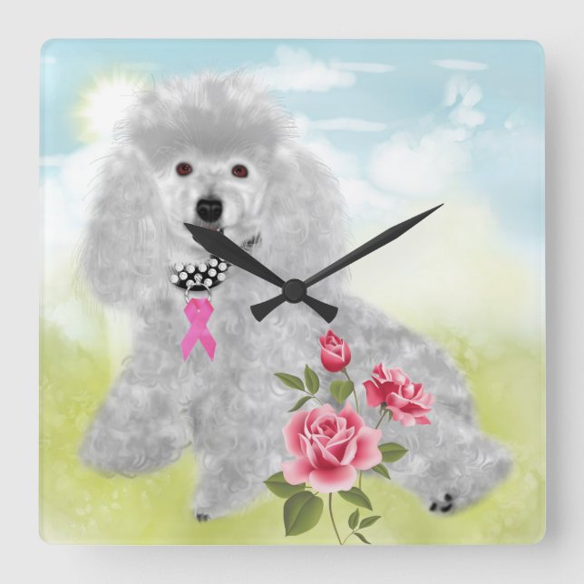 BCA Poodles Rule Wall Clock (Front)