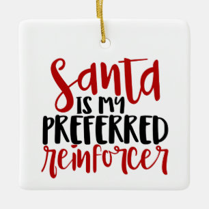 BCBA, BCBA gift, ABA, Behavior Tech, ABA Ceramic Ornament