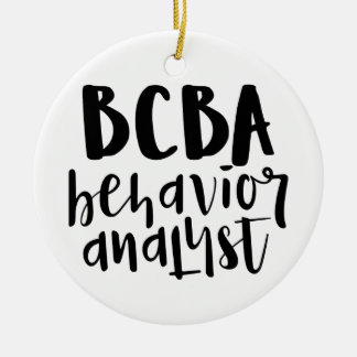 BCBA, BCBA gift, behavior analyst, Ceramic Ornament