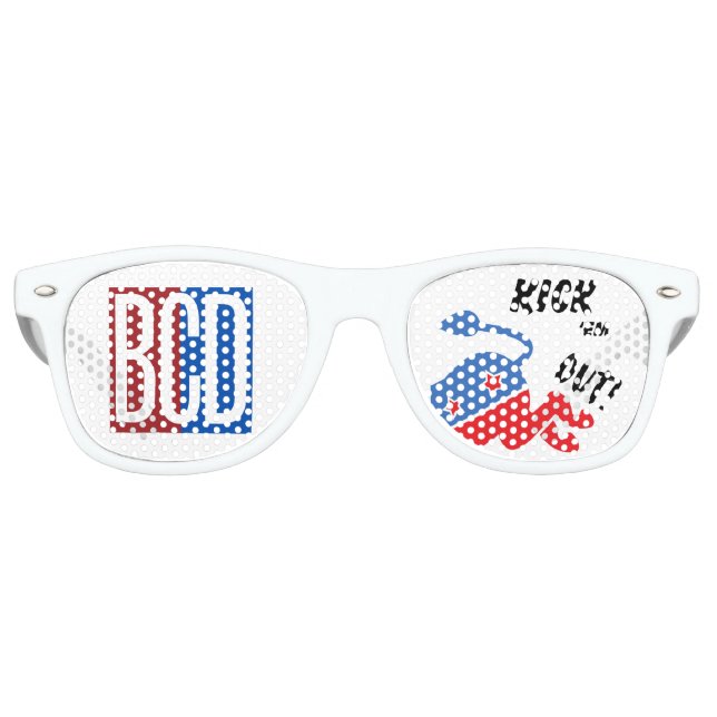 BCD Kick 'Em Out Glasses (Front)