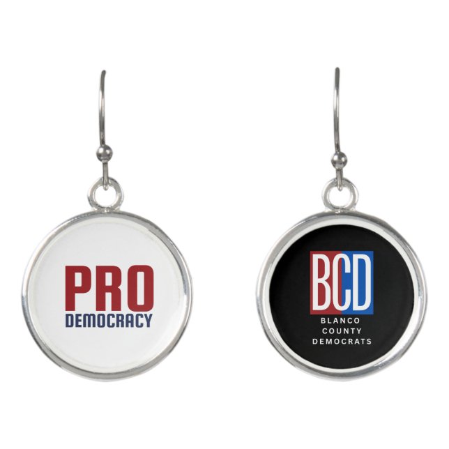 BCD PRO Democracy Earrings (Front)