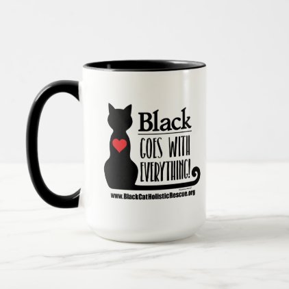 BCHR Black Goes With Everything! 15 oz Combo Mug