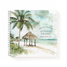 BCS | Palm Tree & Palapa Beach Travel Journal