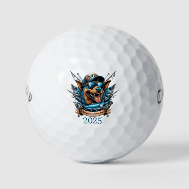 BD-BLUEDOG  GOLF BALLS (Front)
