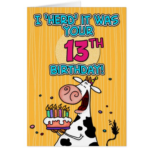 bd cow - 13 cards (Front)