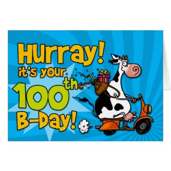Bd Scooter Cow - 100 by cfkaatje at Zazzle