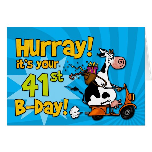 bd scooter cow - 41 cards (Front Horizontal)