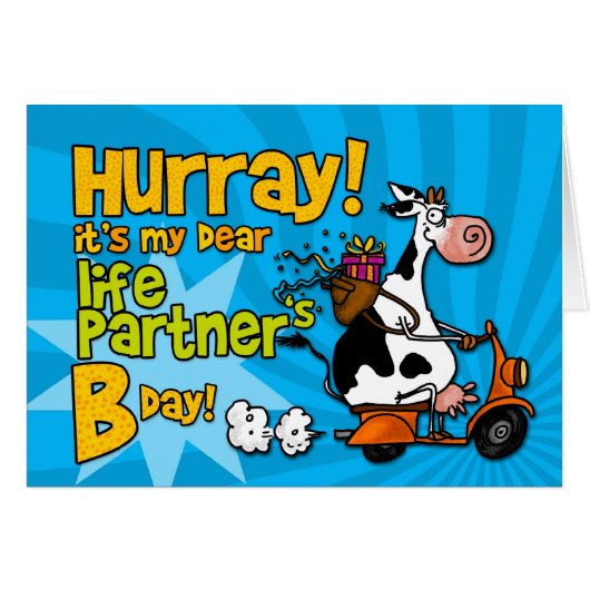 bd scooter cow - life partner (Front Horizontal)