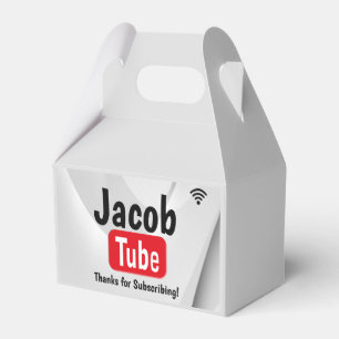 Bday Tube Favor Box