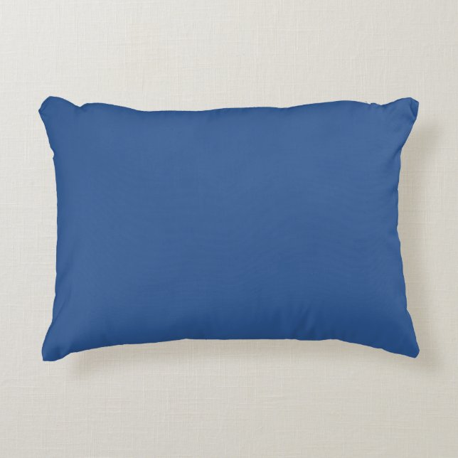  B'dazzled blue (solid color)  Accent Pillow (Front)