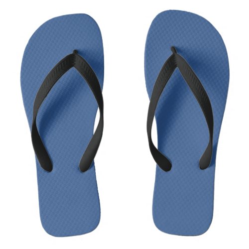  Bdazzled blue solid color  Flip Flops