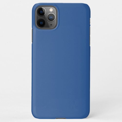  Bdazzled blue solid color  iPhone 11Pro Max Case