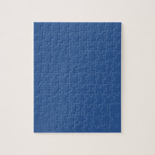 B'dazzled blue (solid color) Jigsaw Puzzle