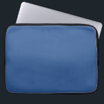 B'dazzled blue (solid color)  Laptop Sleeve<br><div class="desc">B'dazzled blue (solid color)</div>