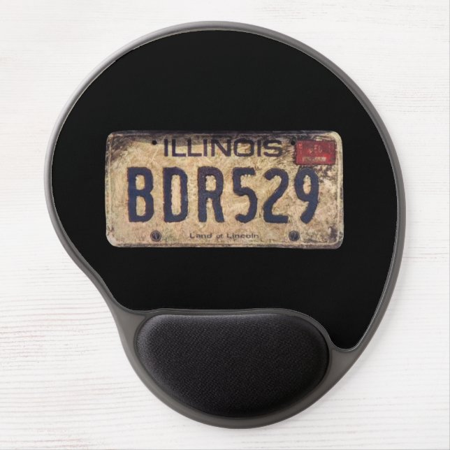 BDR529 Bluesmobile License Plate Mouse Pad (Front)