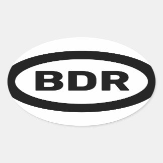 BDR Car Sticker