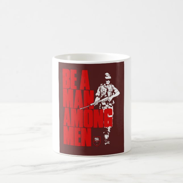 Be A Among Rhodesian Army Coffee Mug (Center)