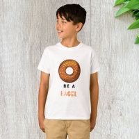 Be a Bagel Funny Food Pun Bagel Lover Design 