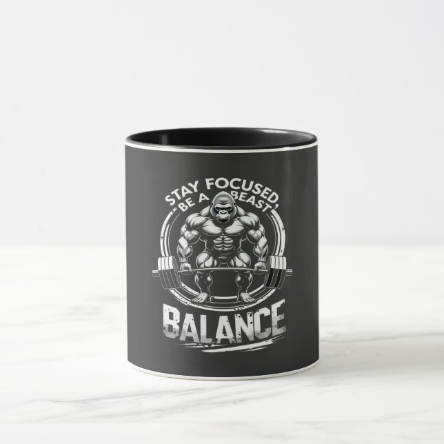 Be a Beast Gym Motivation Tee Mug (Center)