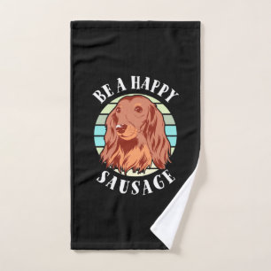 Be A Cute Sausage Dog Hand Towel