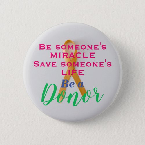 Be a Donor Button