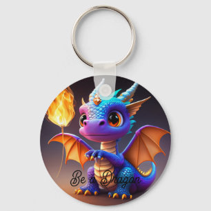 Be a dragon  keychain
