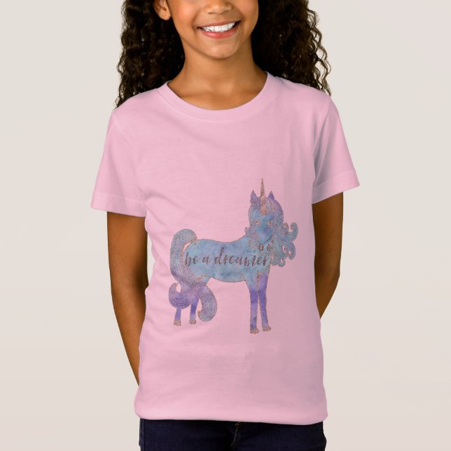 Be A Dreamer Unicorn T-Shirt (Front)