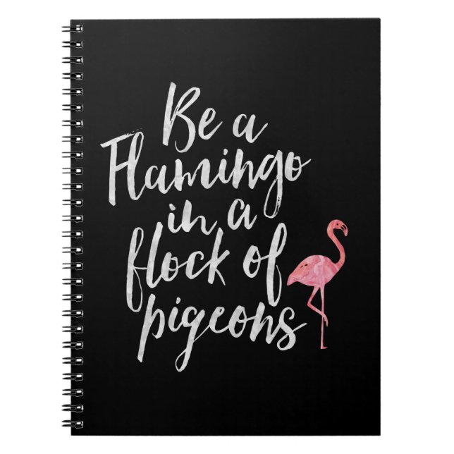 Be A Flamingo - Inspirational Journal (Front)