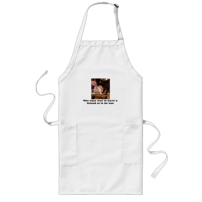 Be a Friend     Long Apron (Front)