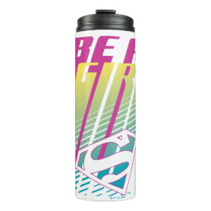 "Be A Girl" Supergirl Graphic Thermal Tumbler