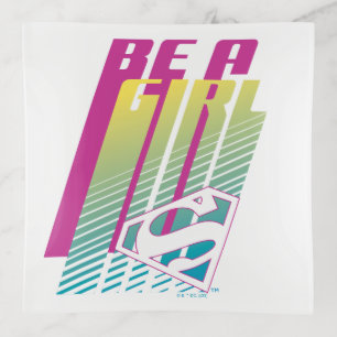 "Be A Girl" Supergirl Graphic Trinket Tray