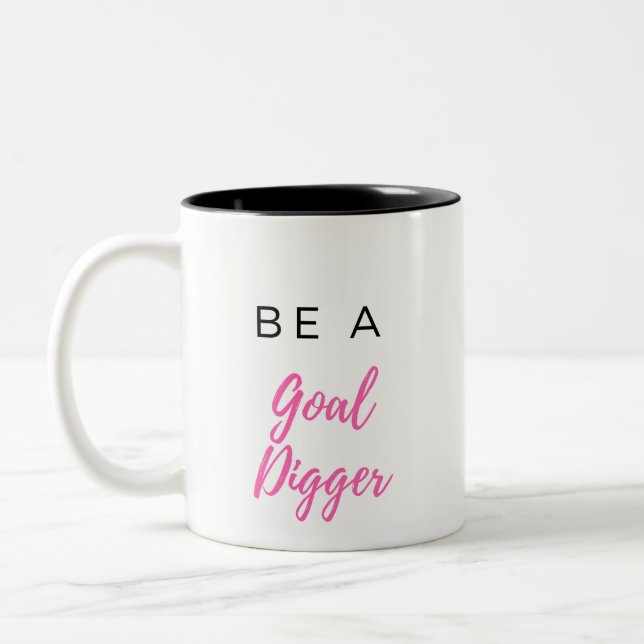 Be A Goal Digger Coffee Mug (Left)
