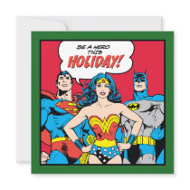 Be A Hero This Holiday From The Justice League Card